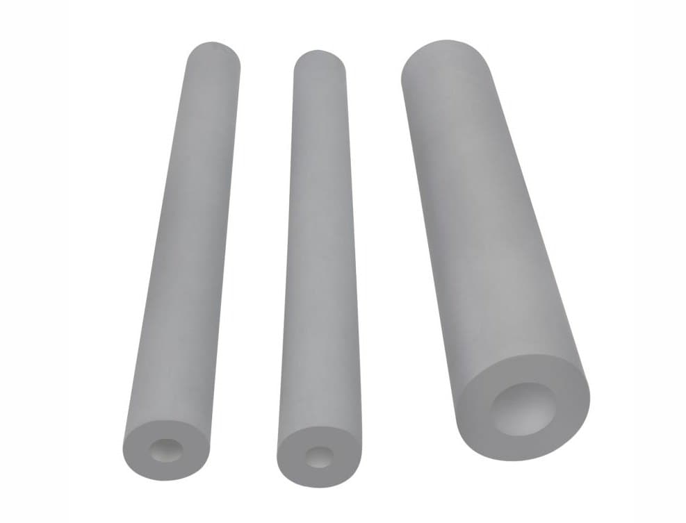 Tungsten carbide extra-long tubes for gauges